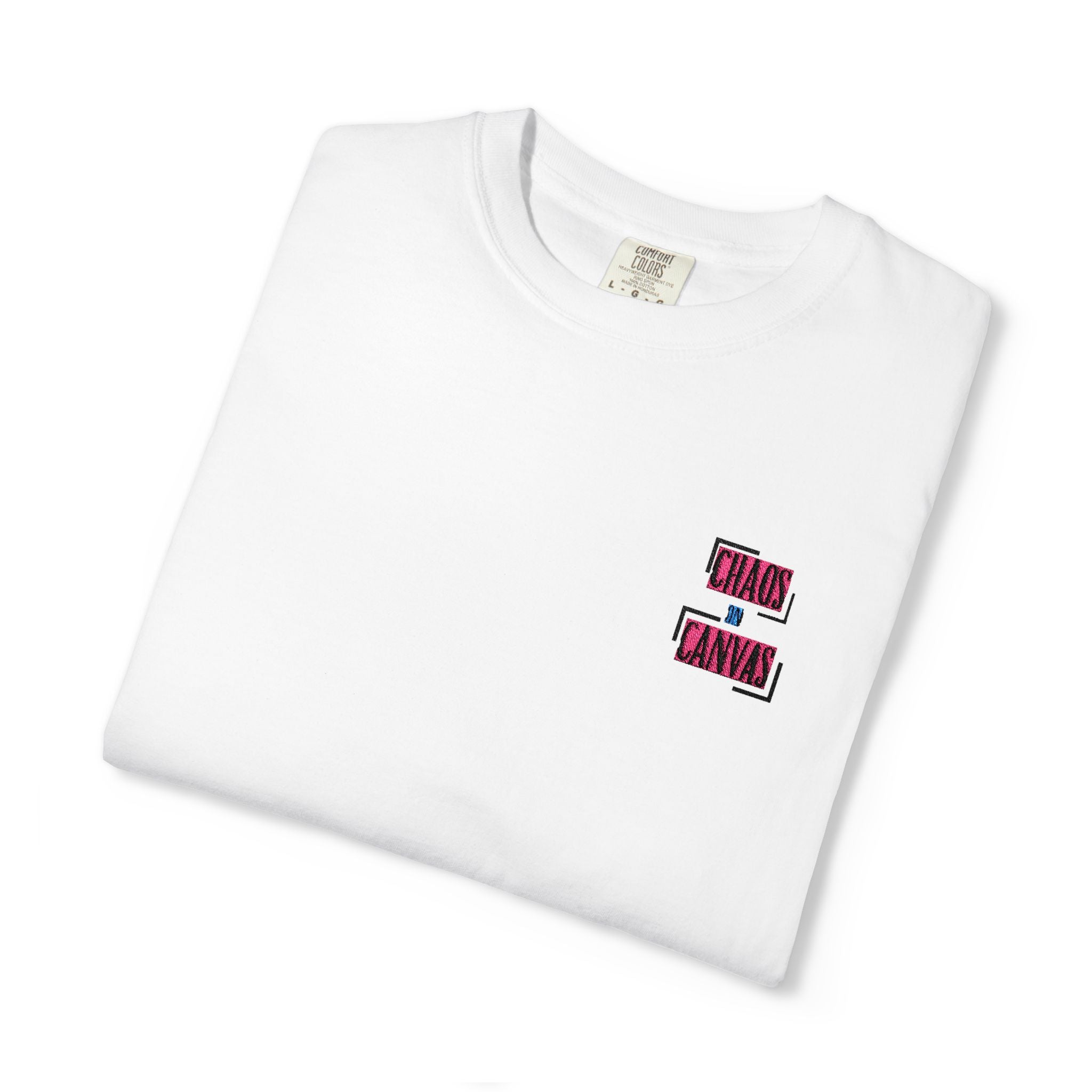 Branded Garment-Dyed T-shirt