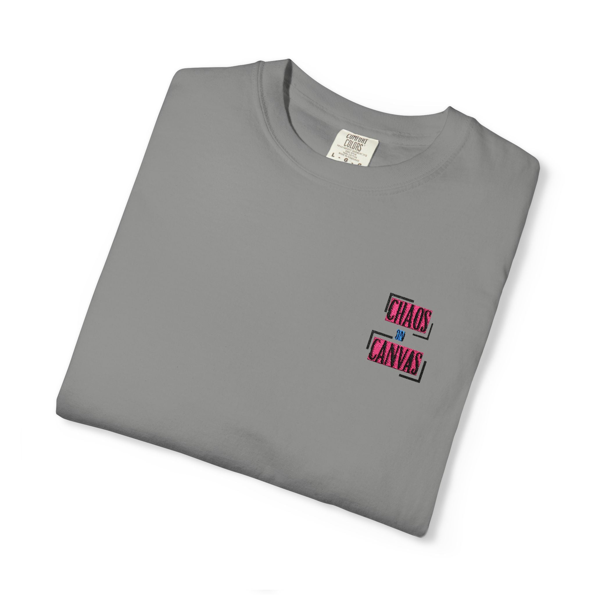 Branded Garment-Dyed T-shirt