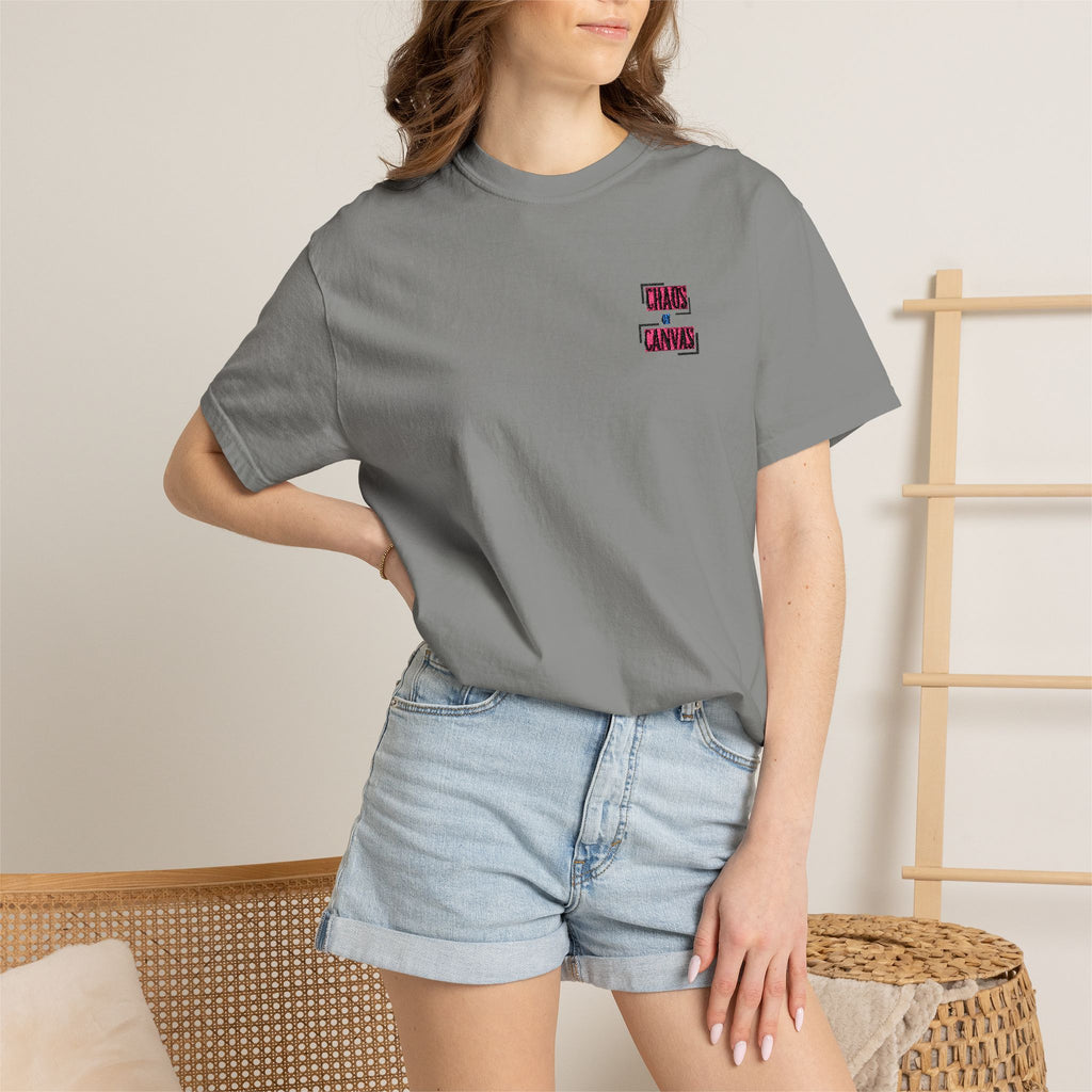Branded Garment-Dyed T-shirt