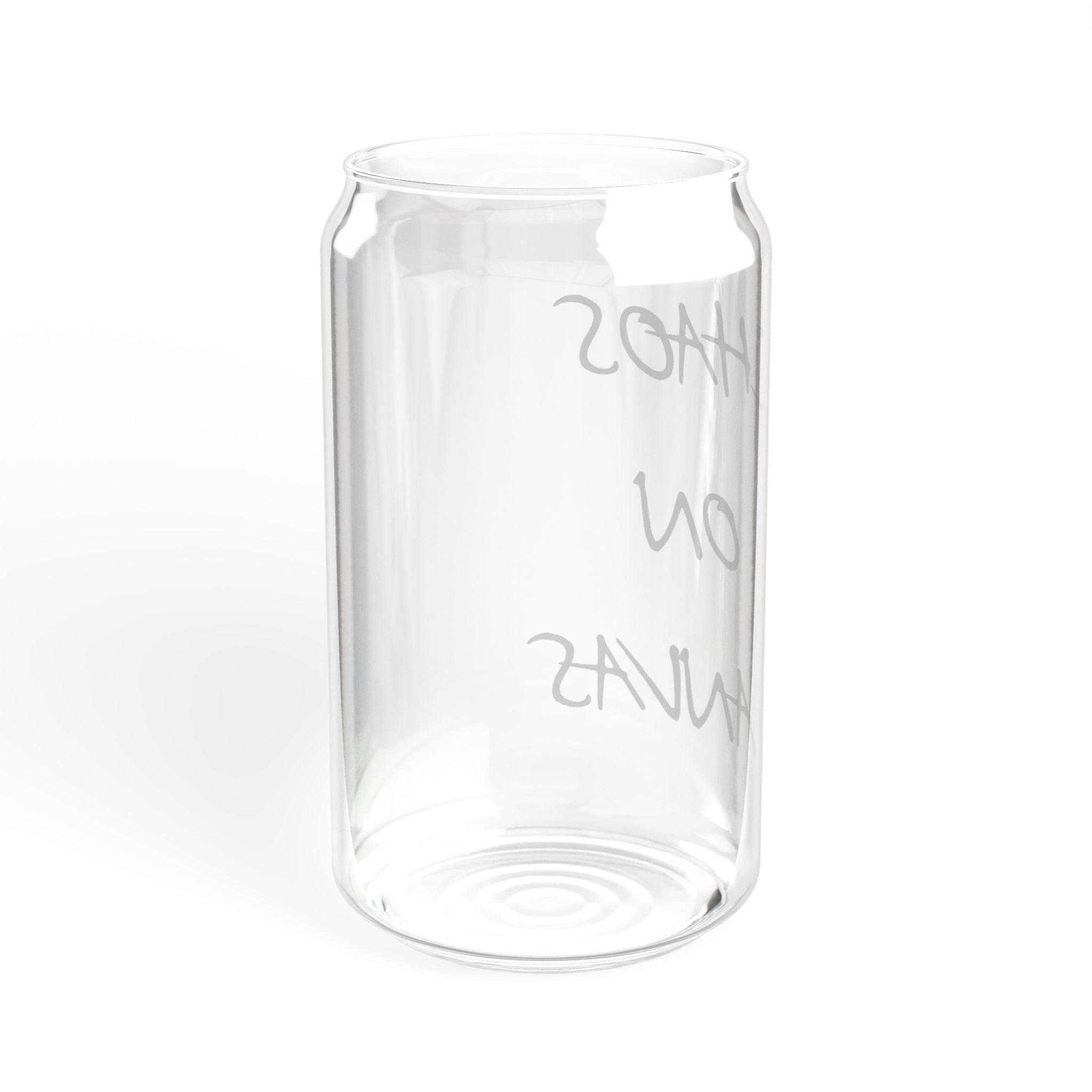 Chaos on Canvas Glass Sipper Tumbler, 16oz