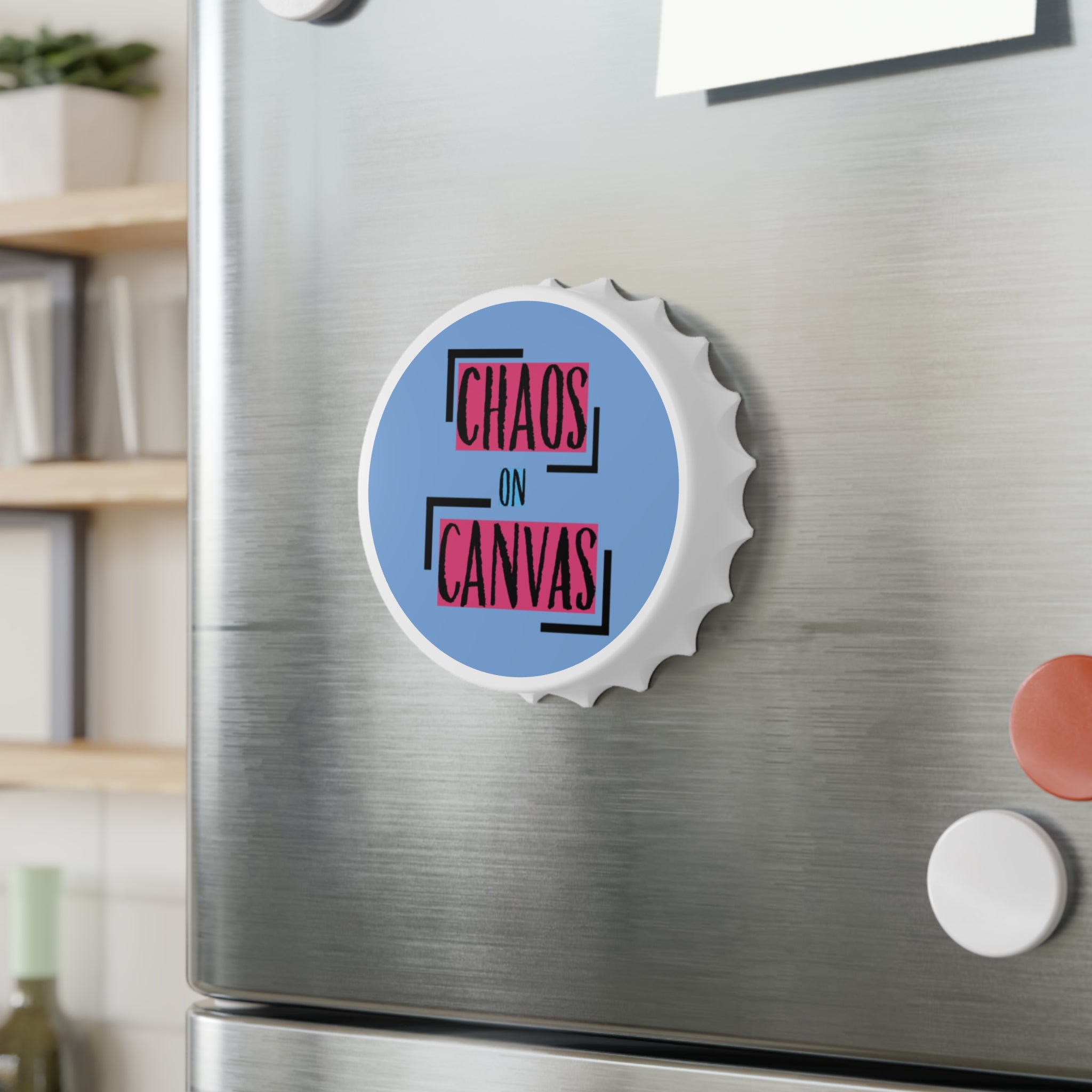 Bottle Opener — "Chaos on Canvas" Retro Art Bottle Opener