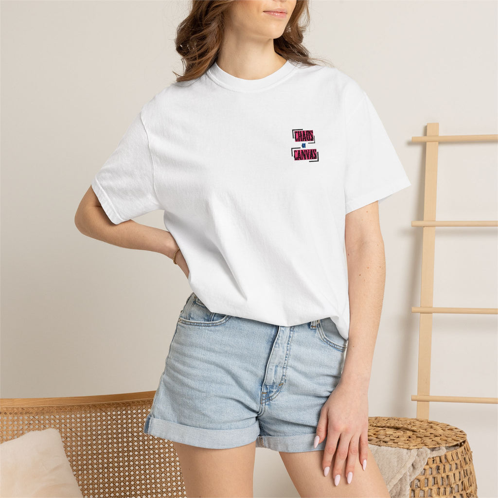 Branded Garment-Dyed T-shirt