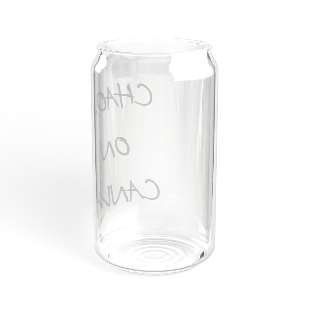 Chaos on Canvas Glass Sipper Tumbler, 16oz