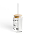 Chaos on Canvas Glass Sipper Tumbler, 16oz