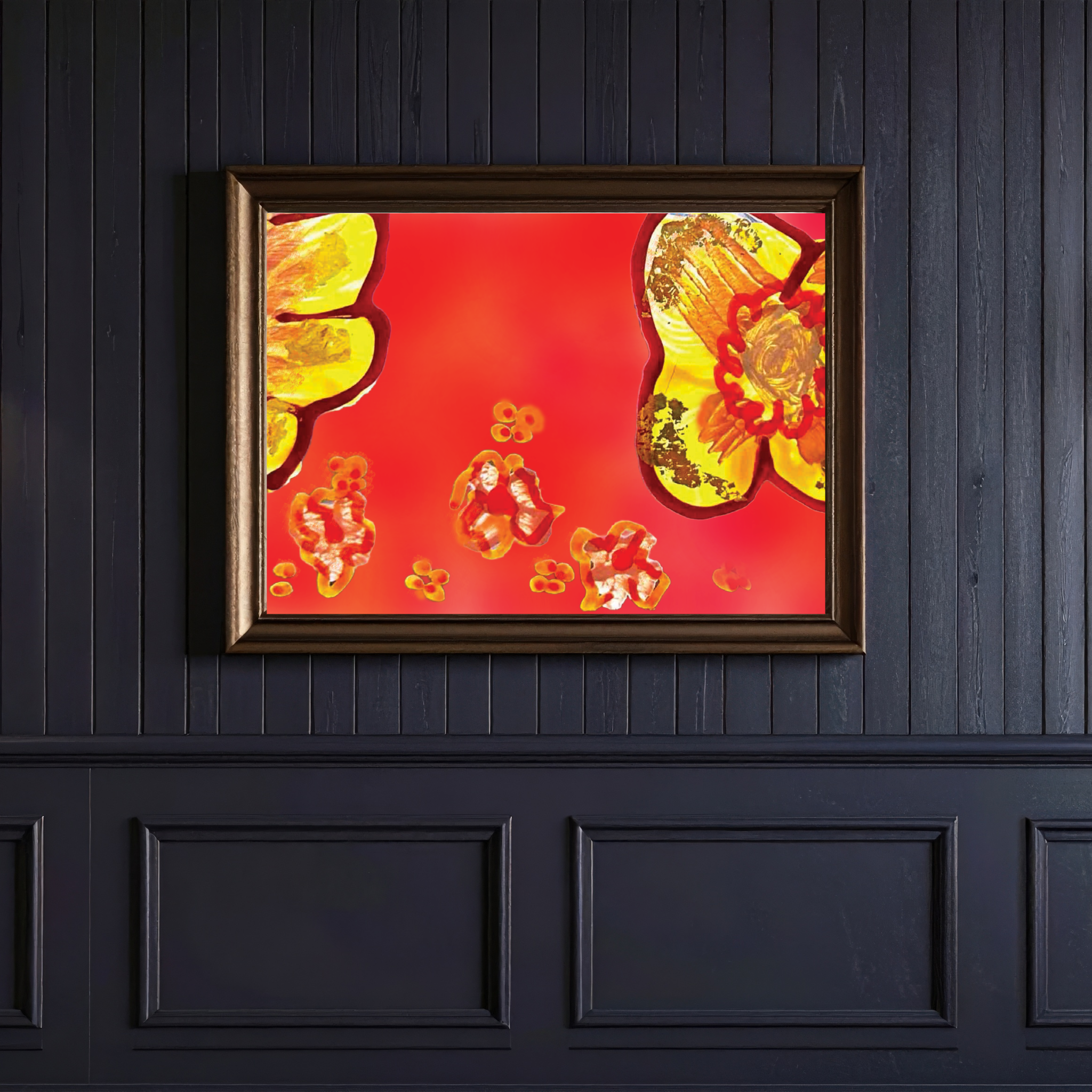 Golden Bloom - Art Print
