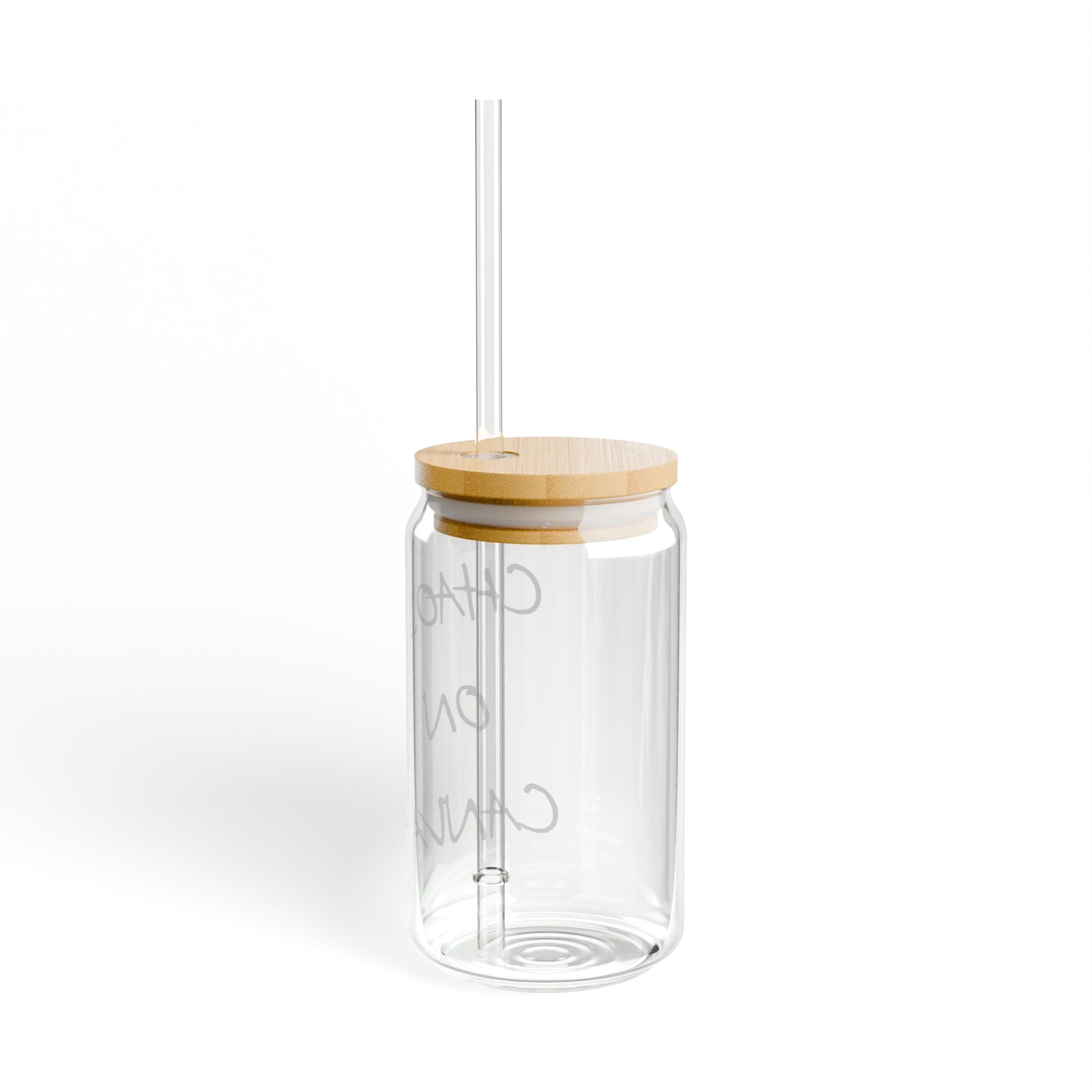 Chaos on Canvas Glass Sipper Tumbler, 16oz