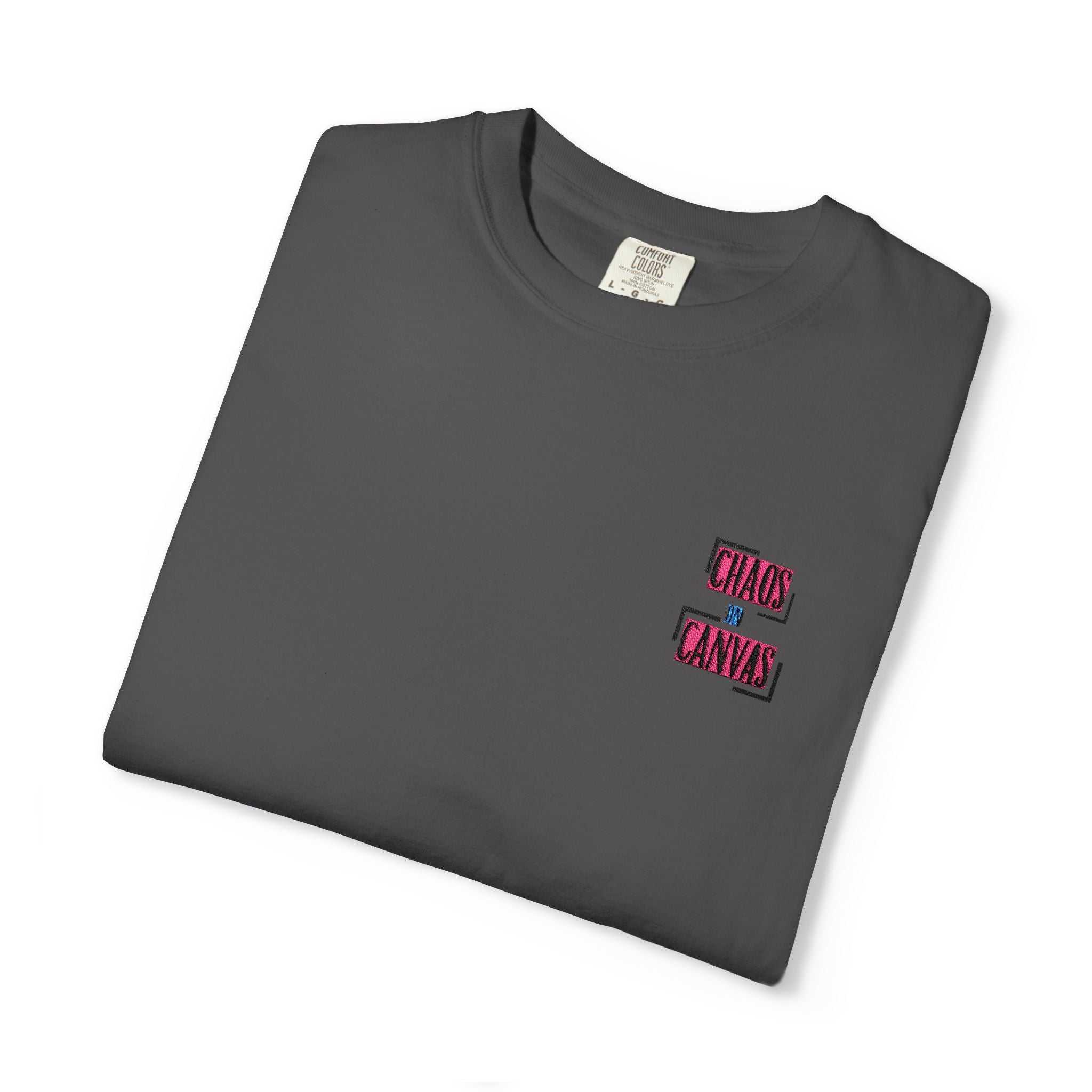 Branded Garment-Dyed T-shirt