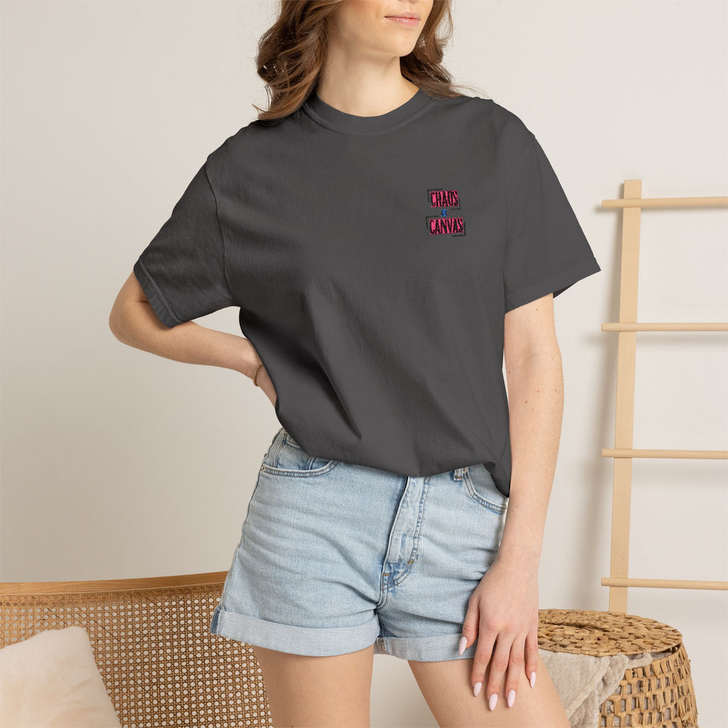 Branded Garment-Dyed T-shirt