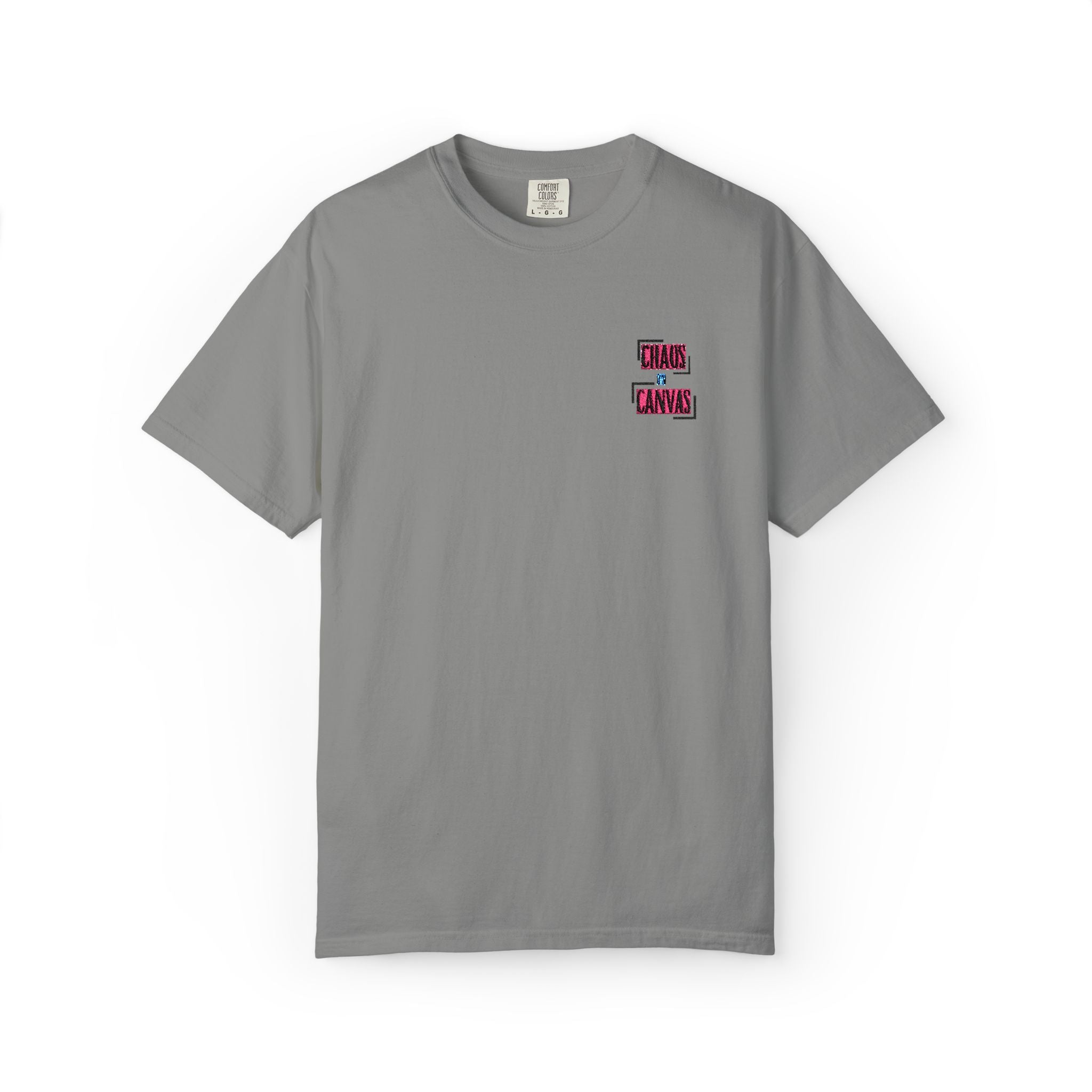 Branded Garment-Dyed T-shirt