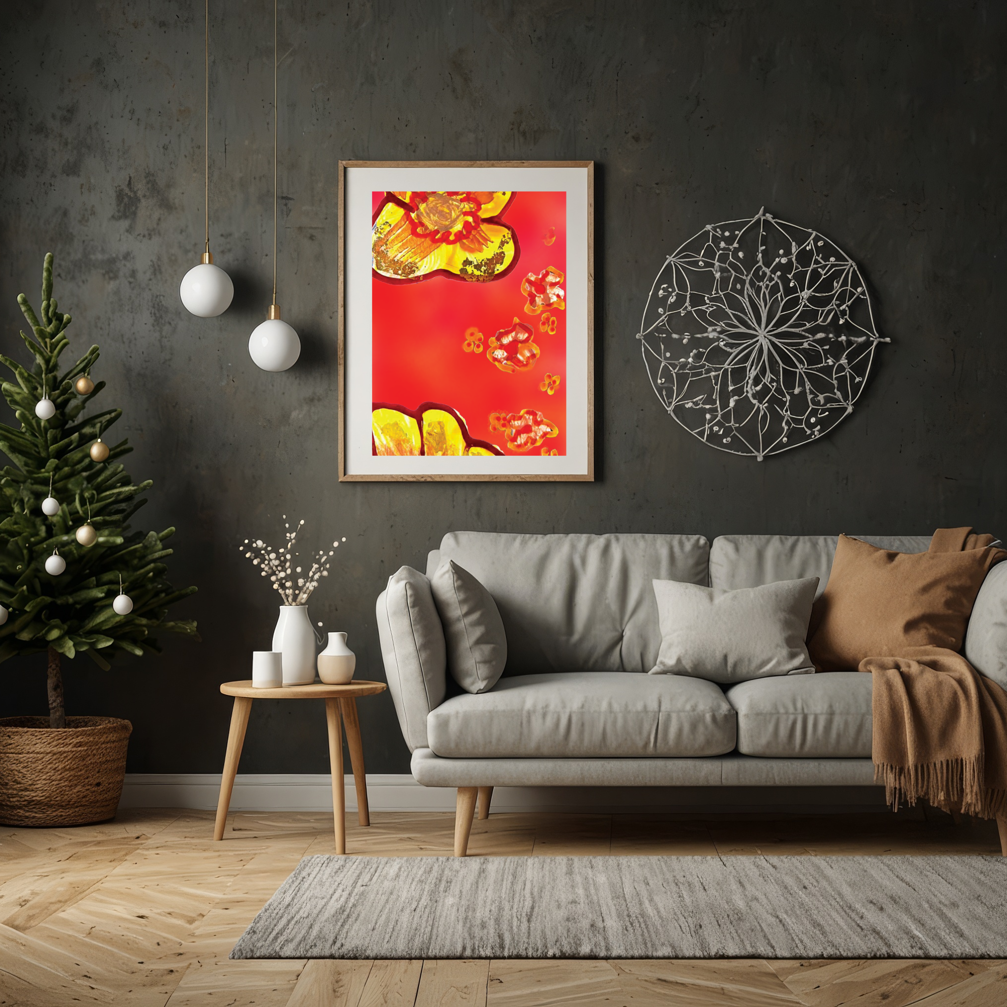 Golden Bloom - Art Print