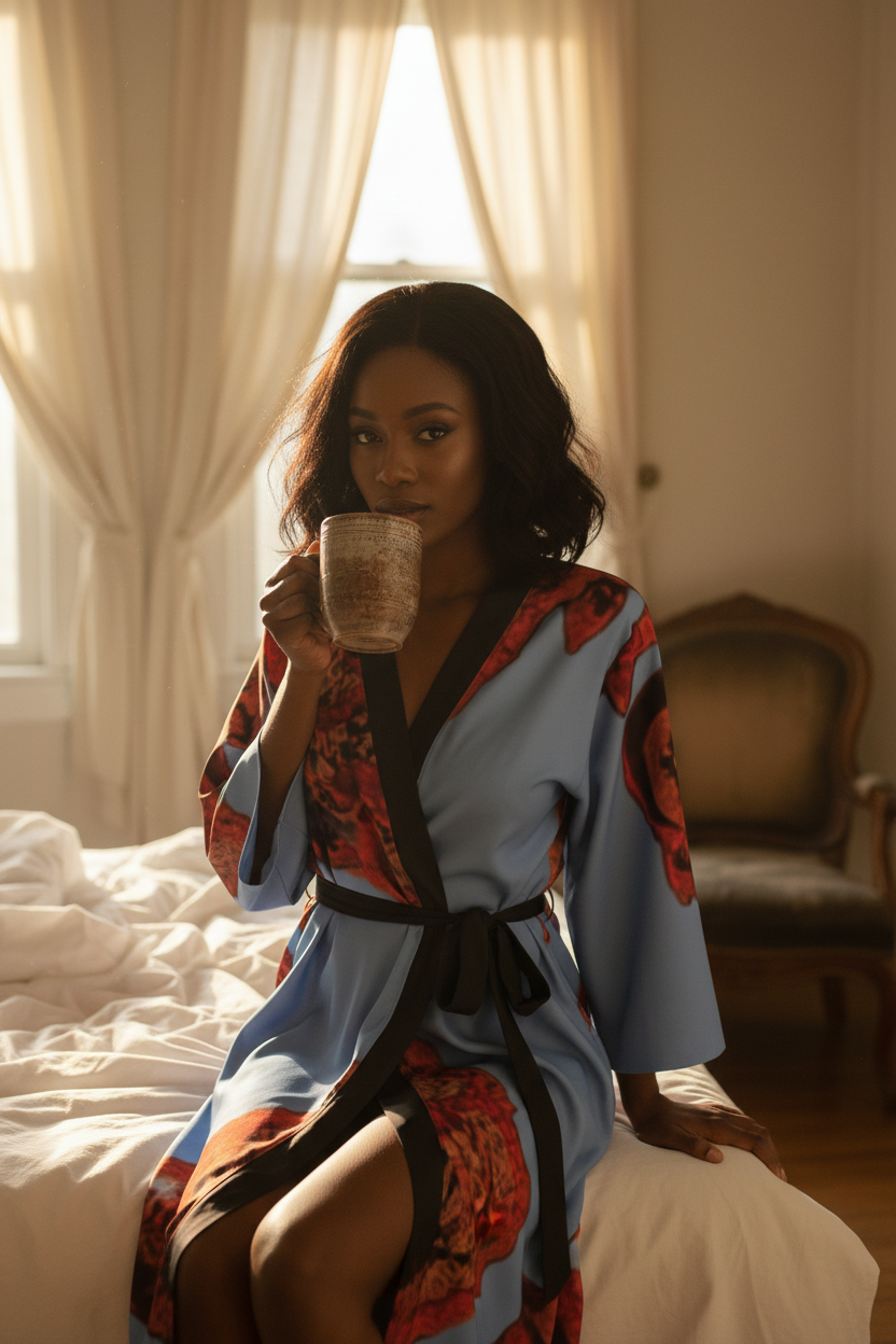 Blue Robe - Nigerian Woman