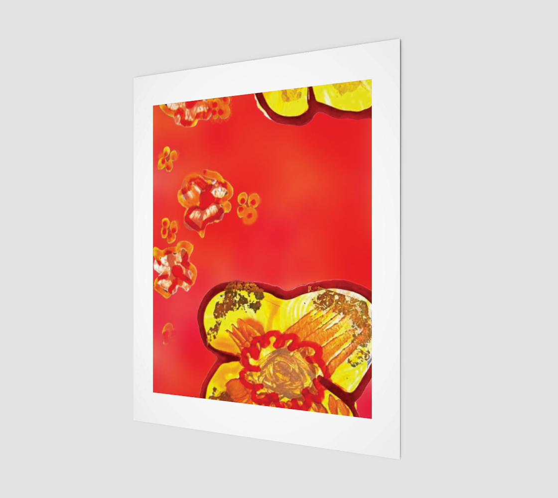 Golden Bloom - Art Print