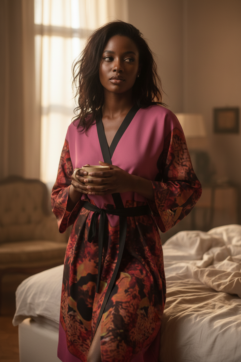 Pink Robe - Nigerian Woman