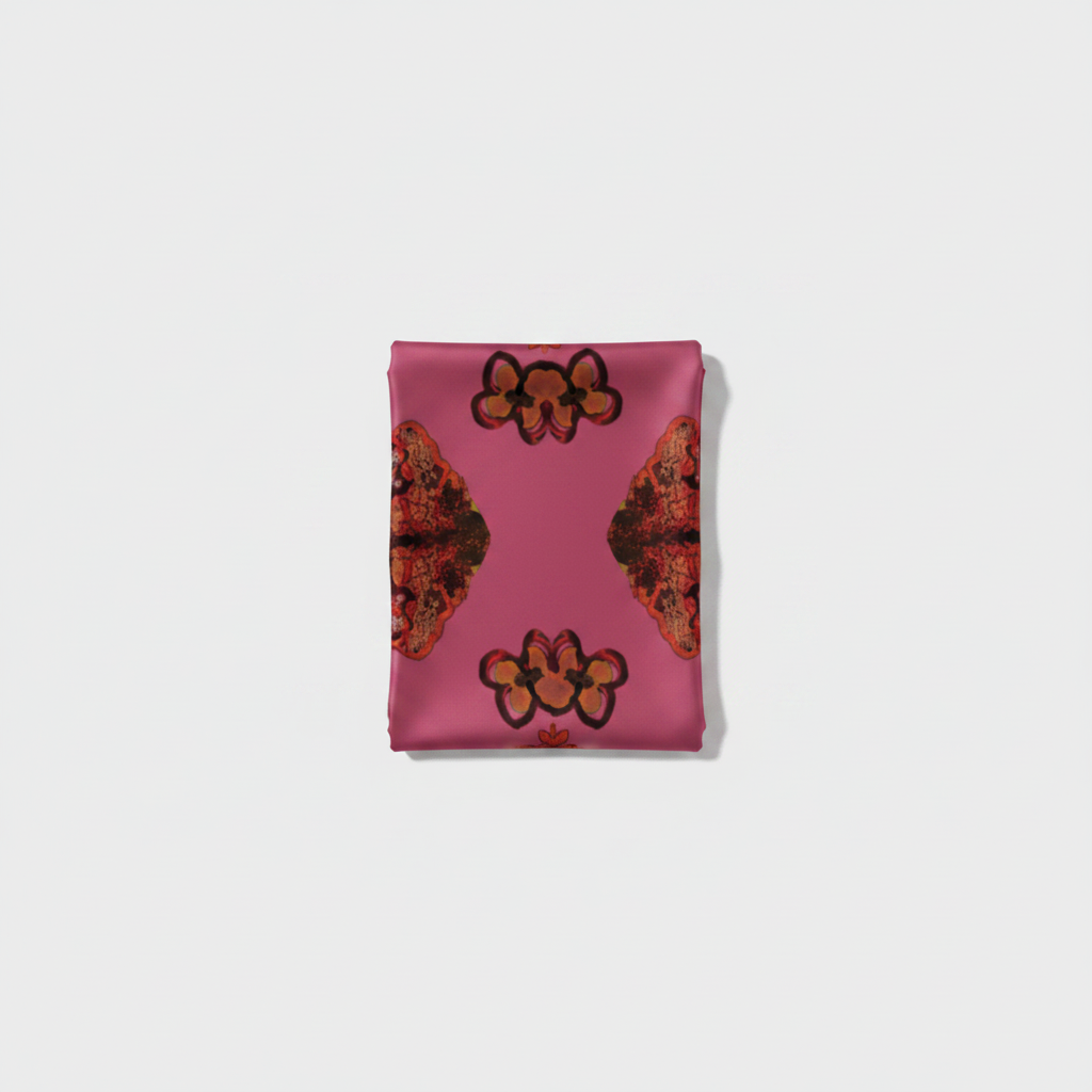 Pink Scarf Flat Lay